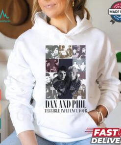 Dan and Phil Terrible Influence Tour Eras Tour Style shirt