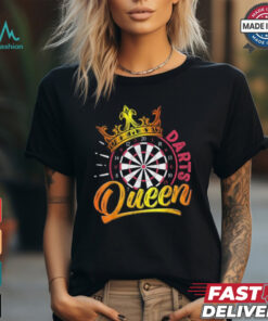 Dart player dart queen darts game shirt