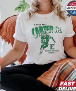 David Carter Jr. Cartoon Eastern Michigan Football t shirt