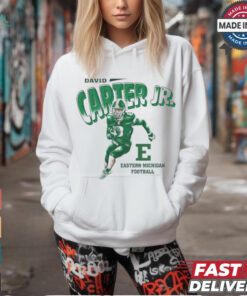 David Carter Jr. Cartoon Eastern Michigan Football t shirt