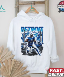 David Montgomery Detroit Lions football graphic shirt David Montgomery Detroit Lions football graphic shirt