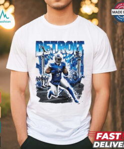 David Montgomery Detroit Lions football graphic shirt