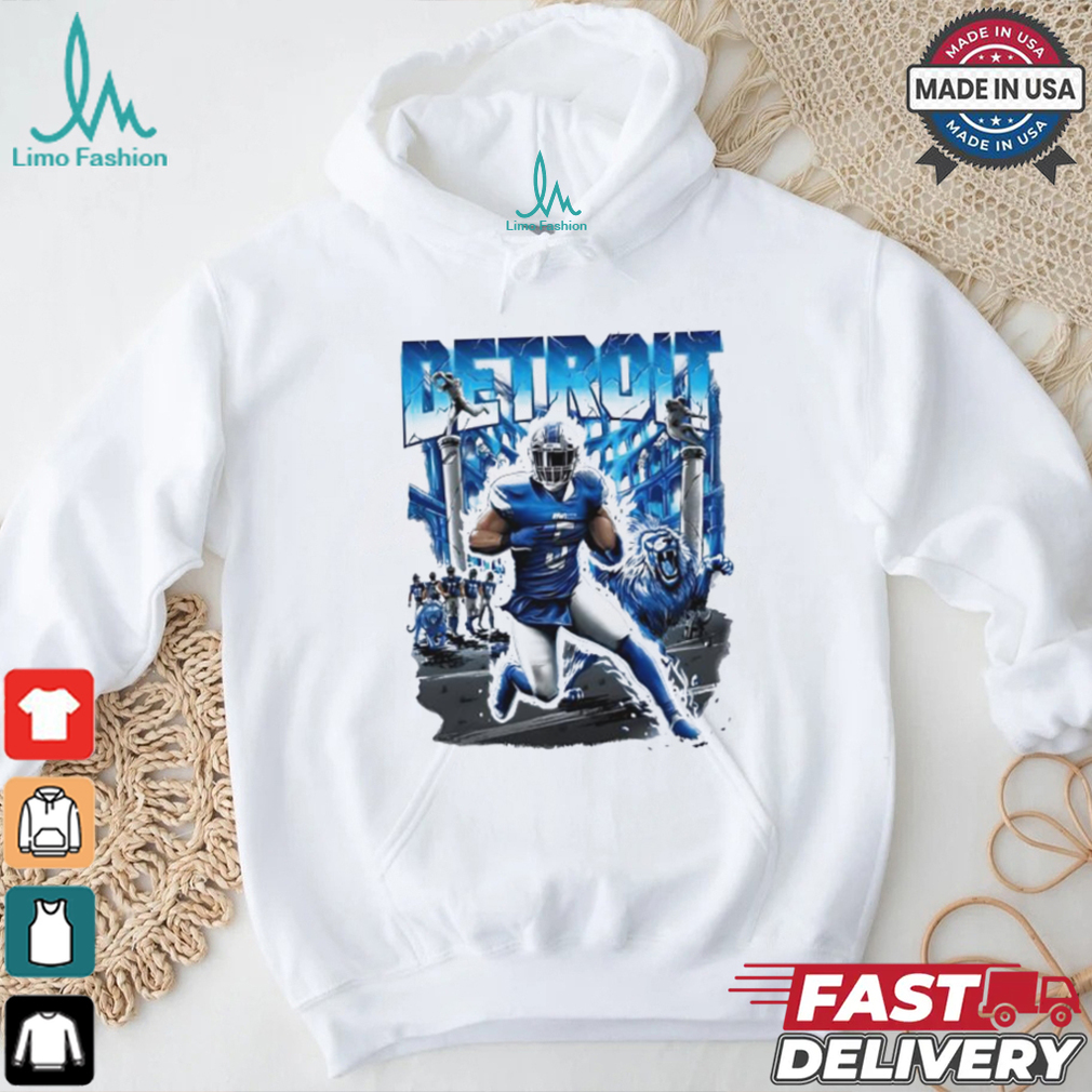 David Montgomery Detroit Lions football graphic shirt David Montgomery Detroit Lions football graphic shirt