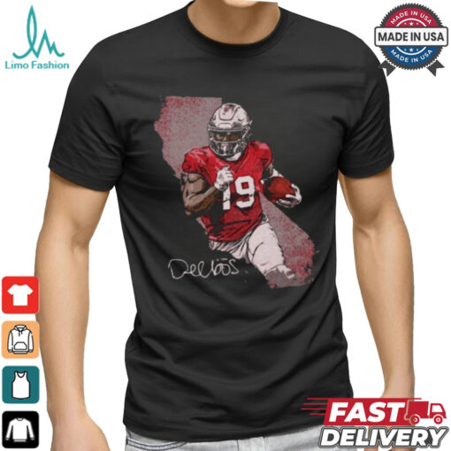 Deebo Samuel San Francisco City Map T Shirt