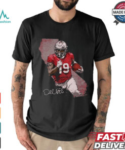 Deebo Samuel San Francisco City Map T Shirt