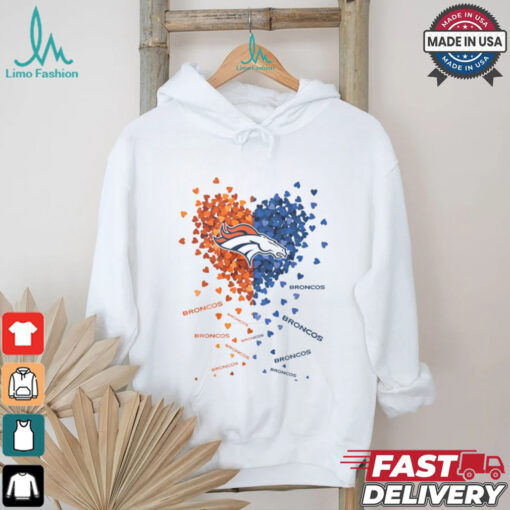 Denver Broncos Heart Shirt