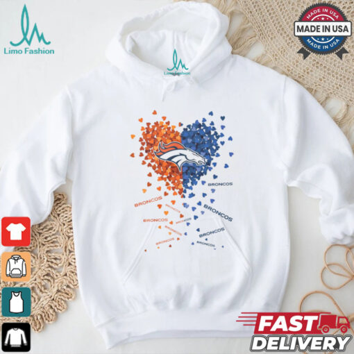 Denver Broncos Heart Shirt