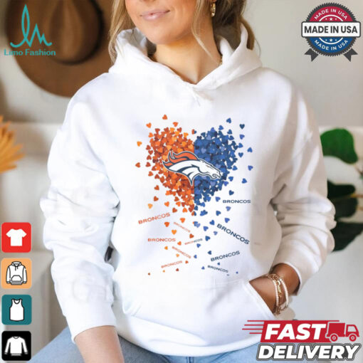 Denver Broncos Heart Shirt