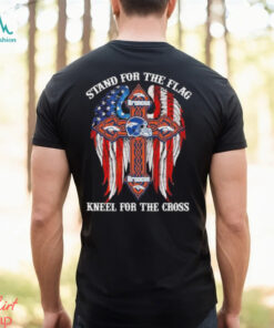 Denver Broncos Stand For The Flag Kneel For The Cross 2024 T shirt