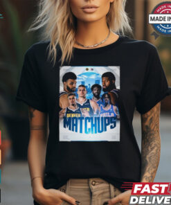 Denver Nuggets vs Philadelphia 76ers 2024 2025 Matchup shirt