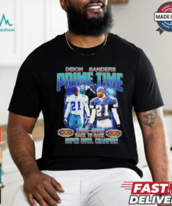Deon Sanders Prime Time Back to Back Champ vintage shirt
