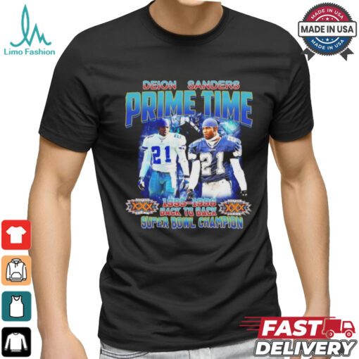 Deon Sanders Prime Time Back to Back Champ vintage shirt