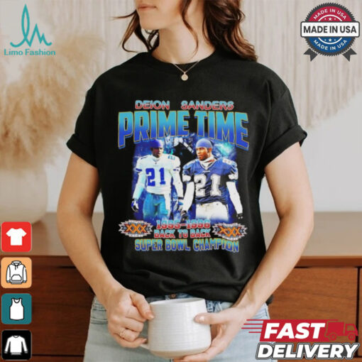 Deon Sanders Prime Time Back to Back Champ vintage shirt