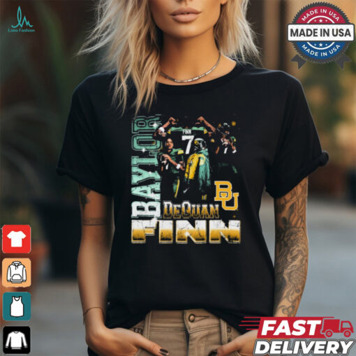 Dequan Finn Baylor Bears Vintage Graphic t shirt