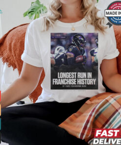 Derrick Henry Baltimore Ravens Longest Run In Franchise History 87 Yard Touchdown Rush Poster t shirt