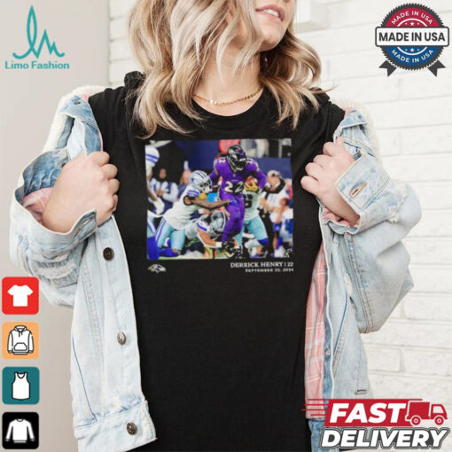 Derrick Henry Baltimore Ravens NFL Flash Features Week 3 T Shirt