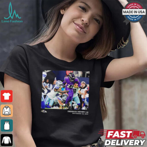 Derrick Henry Baltimore Ravens NFL Flash Features Week 3 T Shirt