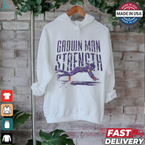 Derrick Henry Baltimore Ravens NFL Grown Man Strength t shirt