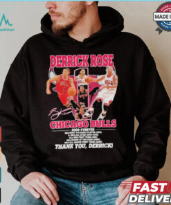 Derrick Rose Chicago Bulls NBA Most Valuable Player 2008 Forever Thank You T Shirt