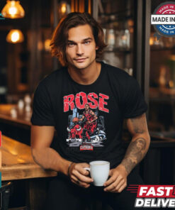 Derrick Rose Chicago Bulls Planet Euphoria Artwork t shirt