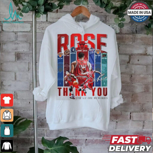 Derrick Rose Thank You For All The Memories shirt