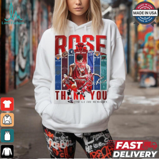 Derrick Rose Thank You For All The Memories shirt