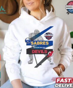 Design Buffalo Sabres vs. New Jersey Devils 2024 NHL Global Series Matchup NHL T shirt
