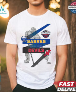 Design Buffalo Sabres vs. New Jersey Devils 2024 NHL Global Series Matchup NHL T shirt, hoodie, sweater, long sleeve and tank top Design Buffalo Sabres vs. New Jersey Devils 2024 NHL Global Series Matchup NHL T shirt