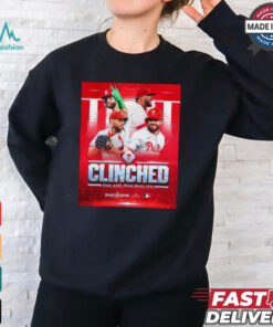 Design Clinched Philadelphia Phillies 2024 Postseason #RedOctober Shirt