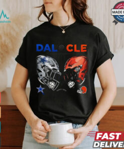 Design Dallas Cowboys vs. Cleveland Browns 2024 NFL Week 1 Matchup Shirt