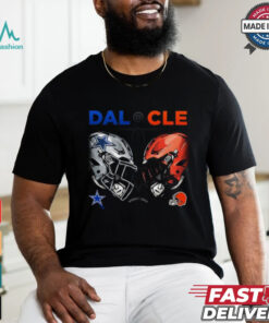 Design Dallas Cowboys vs. Cleveland Browns 2024 NFL Week 1 Matchup Shirt