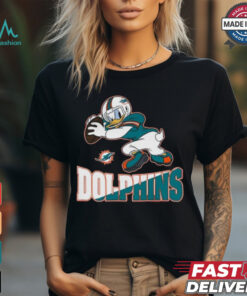 Design Donald Duck Newborn Miami Dolphins Shirt