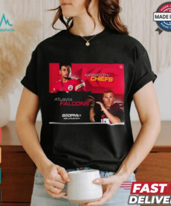Design Kansas City Chiefs vs. Atlanta Falcons 2024 Battle NFL Week 3 Shirt