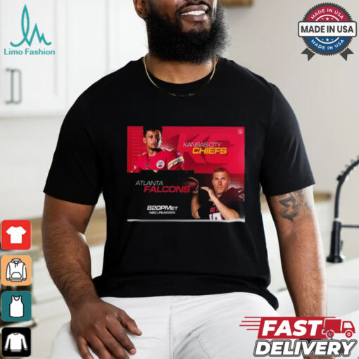 Design Kansas City Chiefs vs. Atlanta Falcons 2024 Battle NFL Week 3 Shirt