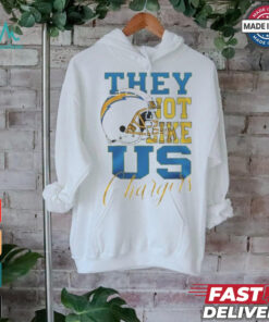 Design Los Angeles Chargers They Not Like Us Chargers Shirt