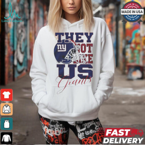 Design New York Giants They Not Like Us Giants Shirt