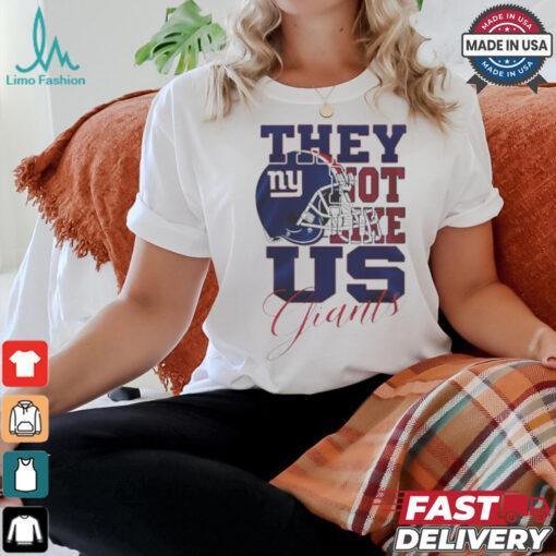 Design New York Giants They Not Like Us Giants Shirt