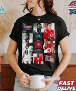 Design New York Jets vs 49ers September 9 2024 Kickoff Game t shirt