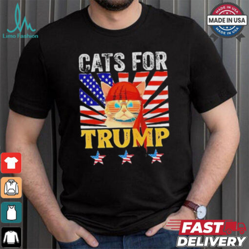 Designs Cats For Trump 2024 Funny For Vance Trump 2024 T Shirt