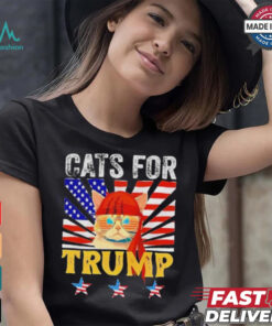 Designs Cats For Trump 2024 Funny For Vance Trump 2024 T Shirt