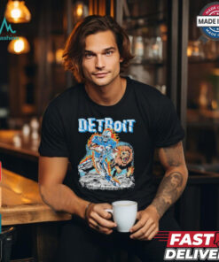 Designs Detroit Lions Let’s Go Lions Halloween Gang T Shirt