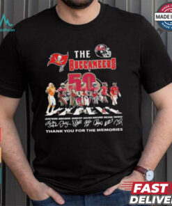 Designs Tampa Bay Buccaneers 50 Years Of The Victory T Shirt