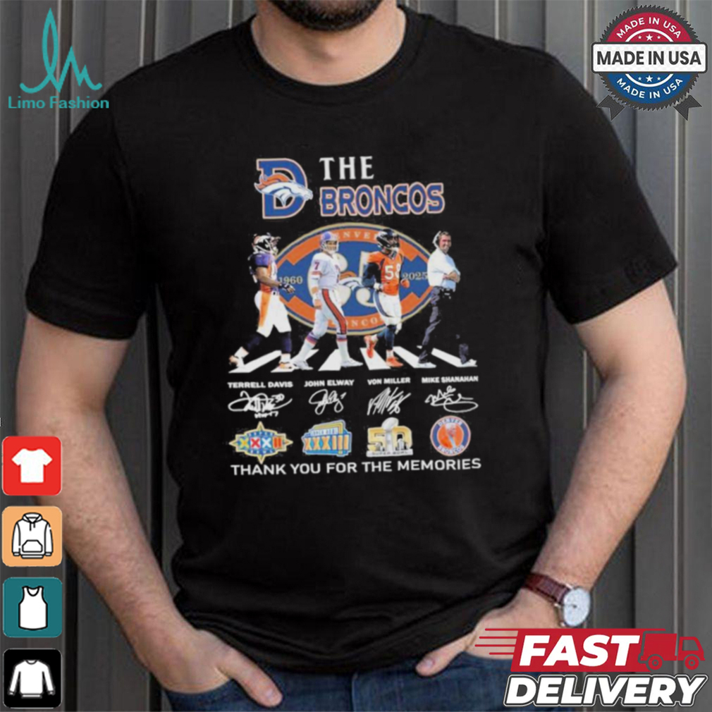 Designs The Denver Broncos Thank You For The Memories T Shirt Designs The Denver Broncos Thank You For The Memories T Shirt