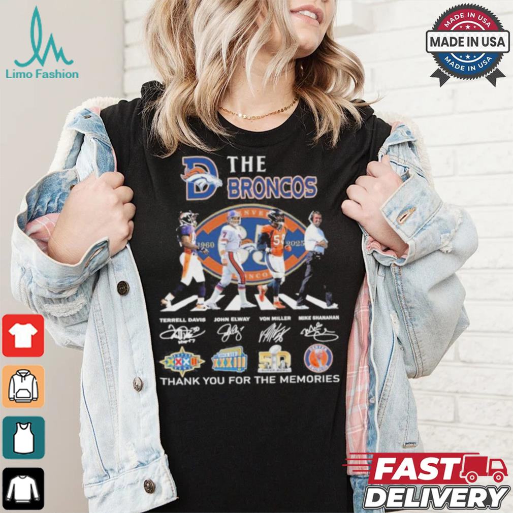Designs The Denver Broncos Thank You For The Memories T Shirt Designs The Denver Broncos Thank You For The Memories T Shirt