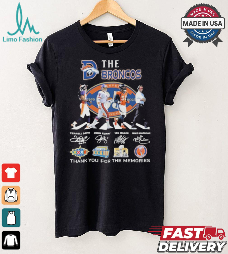 Designs The Denver Broncos Thank You For The Memories T Shirt Designs The Denver Broncos Thank You For The Memories T Shirt