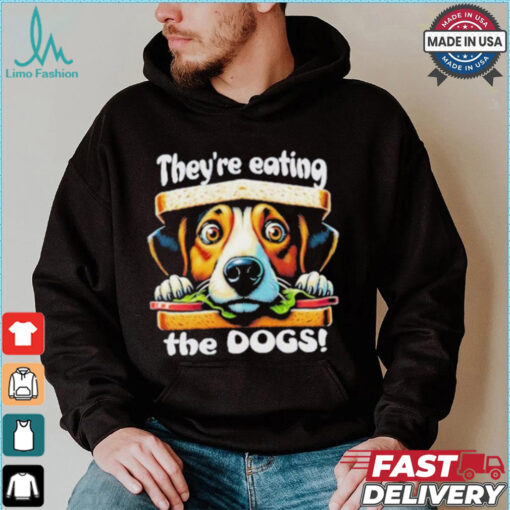 Designs They’re Eating the Dogs! Election 2024 Funny Trump Tee T Shirt