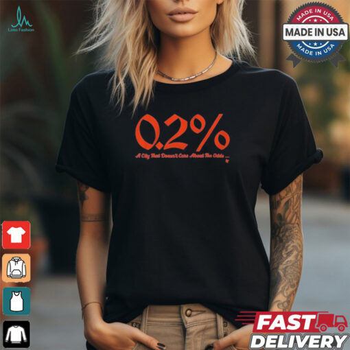 Detroit Baseball 0.2% Chance Shirt