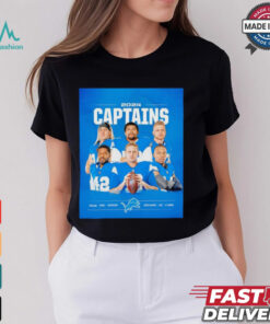 Detroit Lions 2024 Captains Anzalone Sewell Hutchinson Reeves Maybin Goff St. Brown shirt Detroit Lions 2024 Captains Anzalone Sewell Hutchinson Reeves Maybin Goff St. Brown shirt