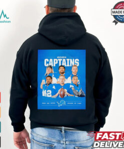 Detroit Lions 2024 Captains Anzalone Sewell Hutchinson Reeves Maybin Goff St. Brown shirt, hoodie, sweater, long sleeve and tank top Detroit Lions 2024 Captains Anzalone Sewell Hutchinson Reeves Maybin Goff St. Brown shirt