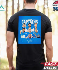 Detroit Lions 2024 Captains Anzalone Sewell Hutchinson Reeves Maybin Goff St. Brown shirt, hoodie, sweater, long sleeve and tank top Detroit Lions 2024 Captains Anzalone Sewell Hutchinson Reeves Maybin Goff St. Brown shirt